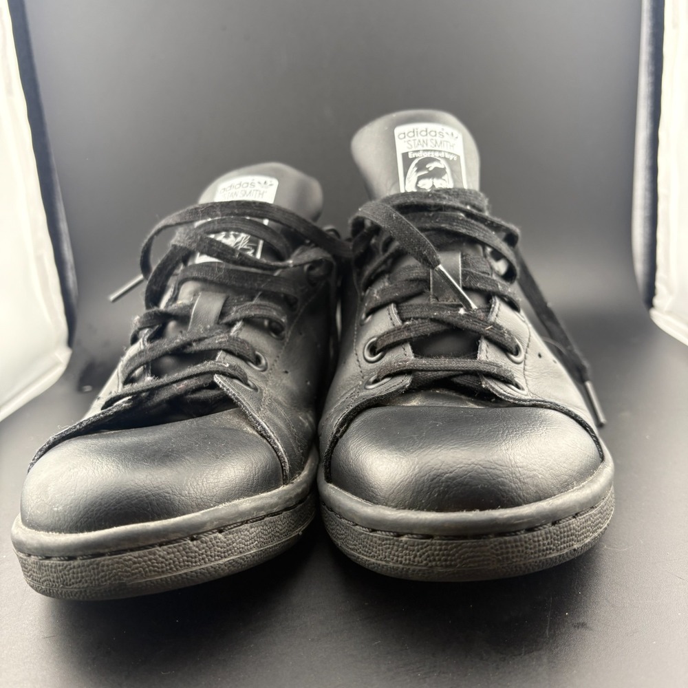 Adidas Stan Smith Sneakers Mens 6.5 Black Good Leather Low Top M20604